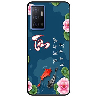 Ốp lưng cho Vivo V23e - Y31 - Y51 - Y55 - Y55s - Y55 2022 - Tâm Cá KOI - Hàng Chính Hãng