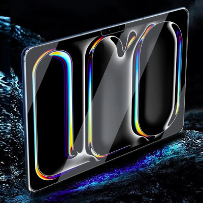 Miếng dán màn hình kính cường lực cho iPad Pro 13 inch M4 2024/ iPad Pro 11 inch M4 2024 hiệu Pro Glass (mỏng 0.2 mm, vát cạnh 2.5D, chống trầy, chống va đập - hàng nhập khẩu