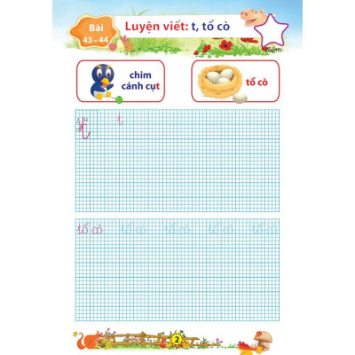 Sách - Bé Chuẩn Bị Vào Lớp 1 - Vở Bé Tập Viết Chữ Thường - Tập 2 - Dành Cho Bé Từ 5-6 Tuổi - Minh Thắng