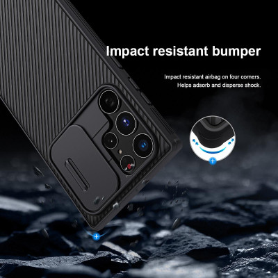 Ốp lưng chống sốc cho Samsung Galaxy S25 Ultra , S24 Ultra Camshield Pro nắp đậy bảo vệ Camera - Hàng nhập khẩu