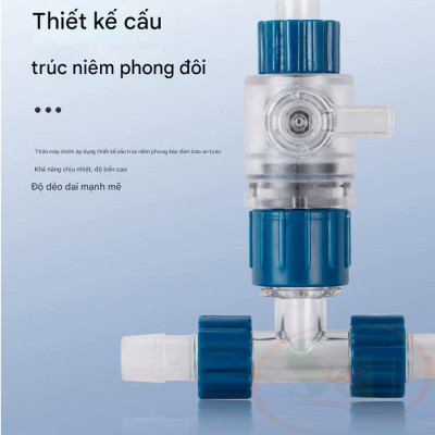 Van khóa Marine Three Way Water Changer chia ống T thay nước bể cá tép thủy sinh