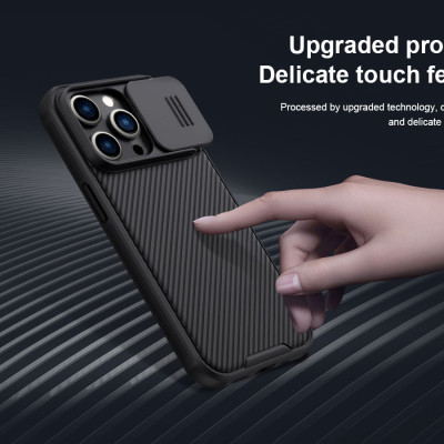Ốp lưng chống sốc bảo vệ Camera cho iPhone 14 Pro Max hiệu Nillkin Camshield - hàng nhập khẩu