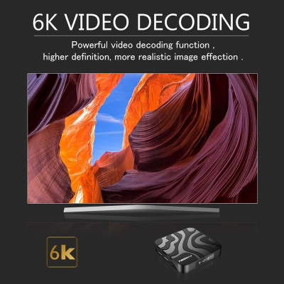 Android tivi box t95 max Ram 4G Rom 32G điều khiển cử chỉ tay người dùng và giọng nói tiếng Việt bluetooth wifi 2 băng tần cài sẵn phim, truyền hình cáp miễn phí vĩnh viễn - Hàng Nhập Khẩu