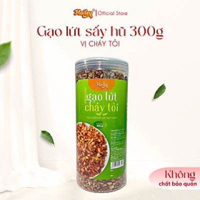 [COMBO 3 HŨ 300G] Gạo lứt giảm cân ăn liền Mailey - gạo lứt sấy rong biển/ cháy tỏi ăn kiêng healthy