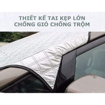 Tấm che nắng kính lái xe ô tô 4 đến 7 chỗ tráng nhôm cách nhiệt cao cấp