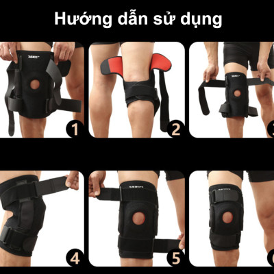 Băng Nẹp H5 Phục Hồi Chức Năng Bảo Vệ Khớp Gối Knee Pad Aolikes (1 Chiếc)