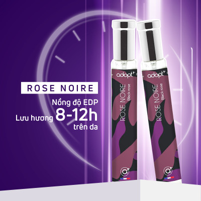 Nước hoa thuỳ tiên,nước hoa rose noire chính hãng adopt hương thơm hoa hồng lôi cuốn ngọt ngào gợi cảm dung tích 30ml