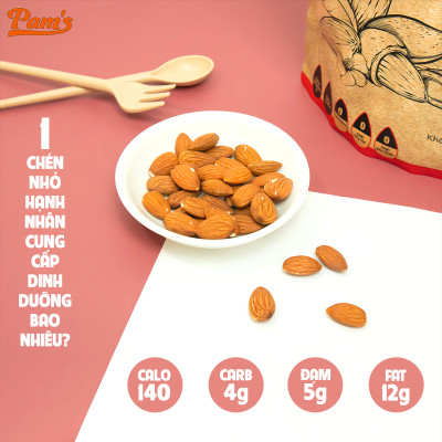 Combo hạnh nhân Mỹ + Macca nhập khẩu Úc Pam