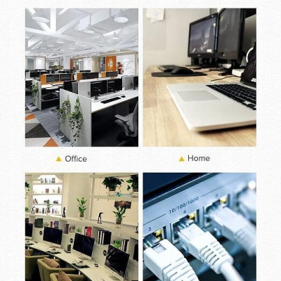 Ugreen UG50181NW102TK 20M Cat6 UTP cáp mạng Gigabit dây dẹp màu đen 26AWG CCA - HÀNG CHÍNH HÃNG