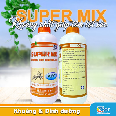 Super Mix – Khoáng chất giúp tôm phát triển nhanh, lột xác đều và cứng vỏ