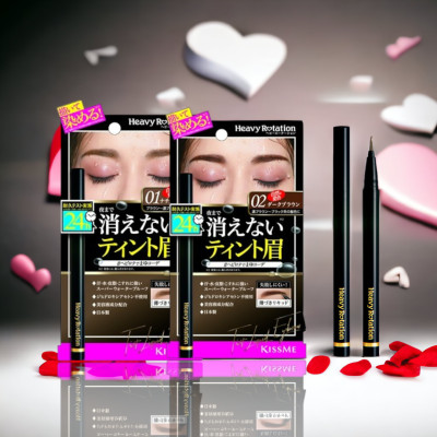 Bút Nước Kẻ Lông Mày Không Lem Trôi Nét Vẽ Siêu Mịn Kissme Heavy Rotation (8 G)