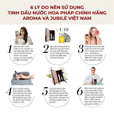 LA VIE EST BY JUBILÉ - Tinh dầu nước hoa Pháp Nữ Minisize Dạng lăn 3ml Thơm Lâu, Sang Trọng, Quyến Rũ