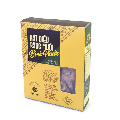 Hộp quà tặng PHÚ QUÝ,  hạt điều Bình Phước không vỏ lụa loại A