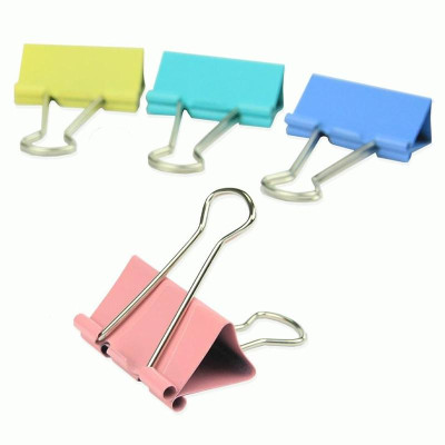 Hộp 24 Kẹp Bướm Màu 41mm - Hồng Hà 6642