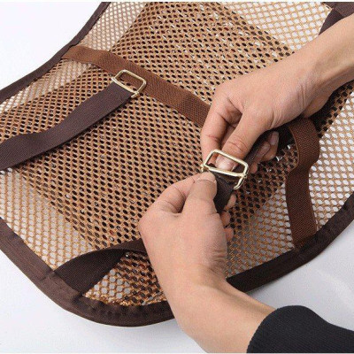 tựa lưng lưới đan hạt gỗ cho ghế ô tô và văn phòng chống mỏi lưng