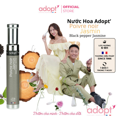 Nước hoa chính hãng,nước hoa adopt Poivre Noir Jasmin hương thơm ấm áp phong cách trẻ trung nam tính dung tích 30ml