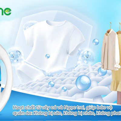Nước Giặt Xả Công Nghệ Sinh Học Bell Home Hương Tinh Tế 3,2KG
