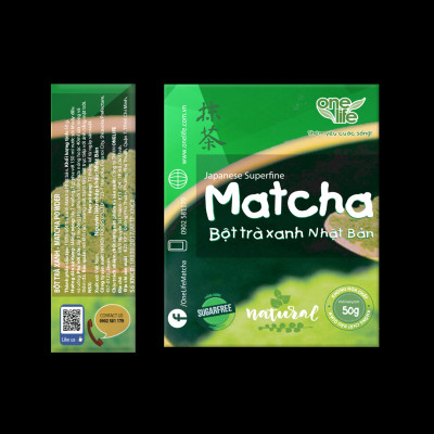 Matcha Nguyên Chất Onelife - Bột Trà Xanh Nhật Bản (Hộp 50gr)