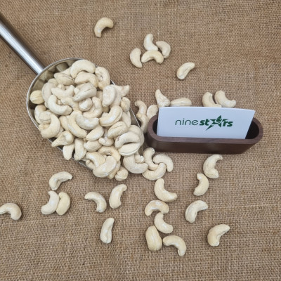 Hạt điều sữa nguyên hạt sấy mộc w240