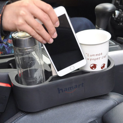 Khay Đựng Cốc Ô Tô Giá Nhựa Để Đồ Khe Ghế Đa Năng Trên Xe Hơi Tiện Lợi