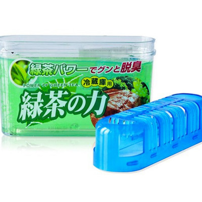 Sáp khử mùi tủ lạnh 150g, khử mùi mạnh mẽ các mùi khó chịu đáng lo ngại với sức mạnh của trà xanh - nội địa Nhật Bản