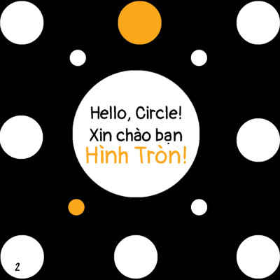 Sách Ehon Black And White Books - Xin Chào Các Bạn Hình Khối
