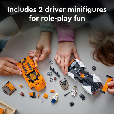 LEGO SPEED CHAMPIONS 76918 Siêu xe McLaren Solus GT & McLaren F1 LM (581 chi tiết)