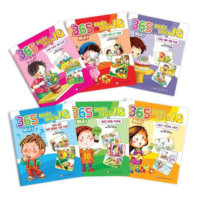 Sách - 365 Ngày Phát Triển IQ - Học Tiếng Anh - Tân Việt Books