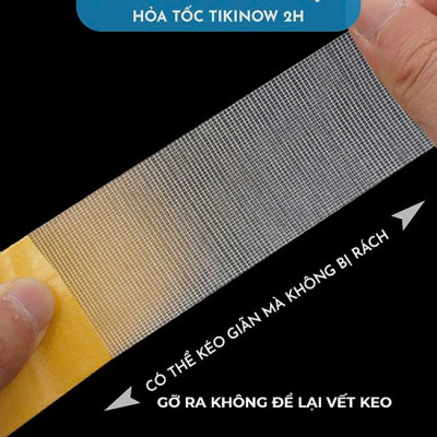 10mm*10m COMBO 2 CUỘN Keo 2 Mặt Sợi Thủy Tinh Cường Lực Dán Thảm Trải Sàn, Keo Chống Nước, Không Để Vết Keo