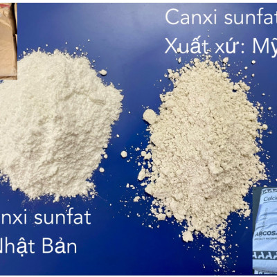 Calcium sulfate Mỹ 23kg thạch cao tinh khiết 99% dùng trong thực phẩm