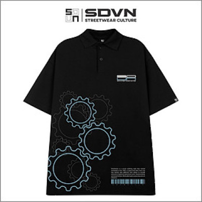 Áo Thun POLO Unisex Form Rộng - Brand Chính Hãng SDVN - GEARS