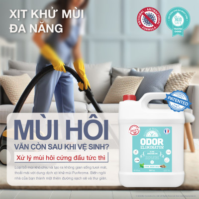 DD Xịt Khử Mùi Đa Năng ODOR ELIMINATOR - 2L 5L - Chính Hãng Pháp