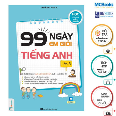 Sách - 99 Ngày Em Giỏi Tiếng Anh Lớp 3 - MCBooks
