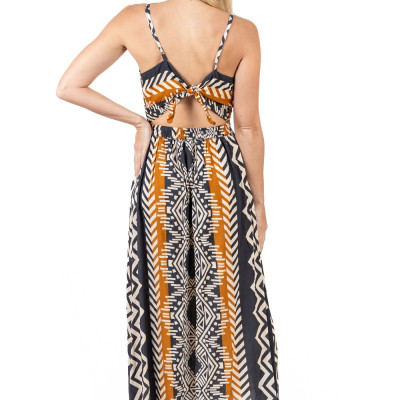 Maxi 2 Dây Hở Lưng Cotton Isla Bonita