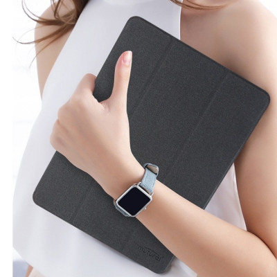 Bao da Mutural Tailor dựng đứng có khay bút dành cho iPad Pro 12.9 inch ( 2020 ) - Hàng chính Hãng