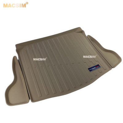 Thảm lót cốp xe ô tô Toyota Cross nhãn hiệu Macsim chất liệu TPV cao cấp màu be