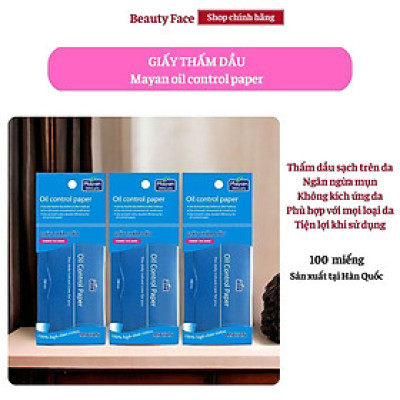 Combo 3 Giấy Thấm Dầu Mayan (100 Tờ / Gói)