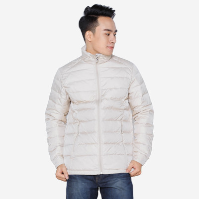 Áo khoác lông vũ  màu sữa ALGALV.6