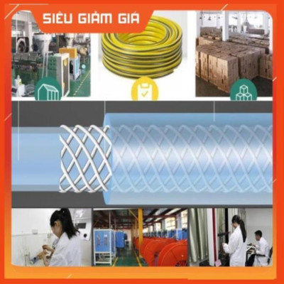 Bộ dây vòi xịt nước rửa xe,tưới cây .tăng áp 3 lần,loại 3m, 5m 206318H đầu đồng, đai+ tặng túi đựng bút