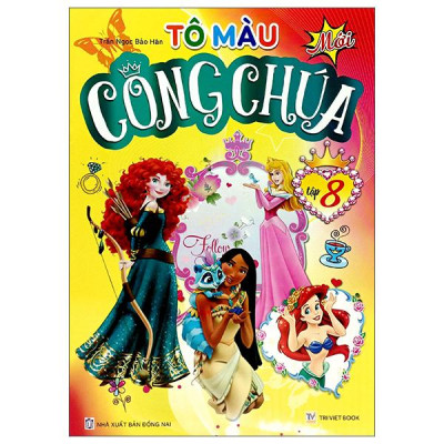 Sách - Tô Màu Công Chúa - Tập 8