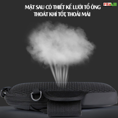 Túi đeo tay đựng điện thoại chạy bộ, túi đeo chéo đựng đồ dùng dành cho nam và nữ phong cách thể thao ngoài trời