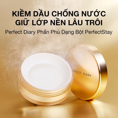 Phấn phủ kiềm dầu PERFECT DIARY chống thấm nước kiểm soát dầu lên đến 12h với 3 màu tùy chọn 7g