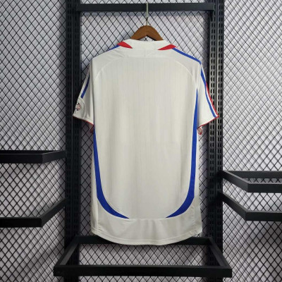 Áo Bóng Đá Retro Tuyển Pháp 2006 - Sân Khách bản cao cấp vải Cotton Polyester