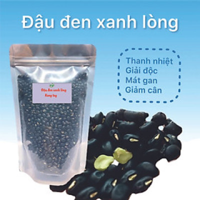 Đậu đen xanh lòng rang sẵn - 1kg - (FTAKY) - Đậu đen xanh lòng hữu cơ - hạt nhỏ thuần chủng
