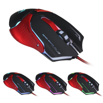 Chuột công thái học chơi game có thể điều chỉnh 3200 DPI,có dây USB