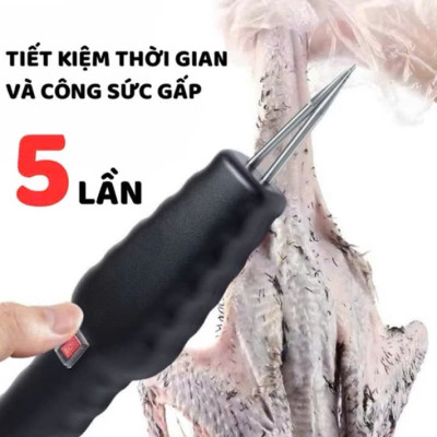 Máy làm lông gà lông vịt cầm tay làm sạch lông ăng lông tơ 