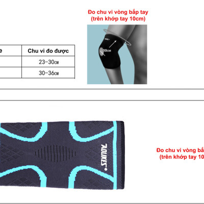 Băng Bảo Vệ Khủy Tay Elbow Support Aolikes AL-7547 (1 Đôi)