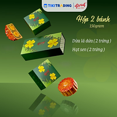 Hộp 2 Bánh Trung Thu Givral Song Phúc 5 (250gr)