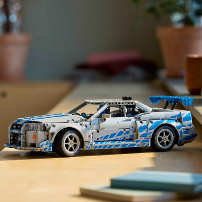 Đồ Chơi Lắp Ráp Xe Đua Nissan Skyline GT-R (R34) LEGO TECHNIC 42210 (1410 chi tiết)