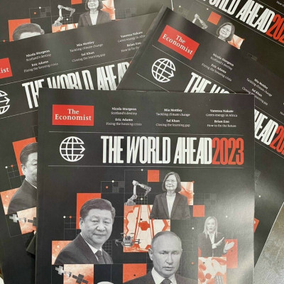 Tạp chí tiếng Anh: The World Ahead 2023 - nhập khẩu từ Singapore, ấn bản 1 năm 1 lần của The Economist
